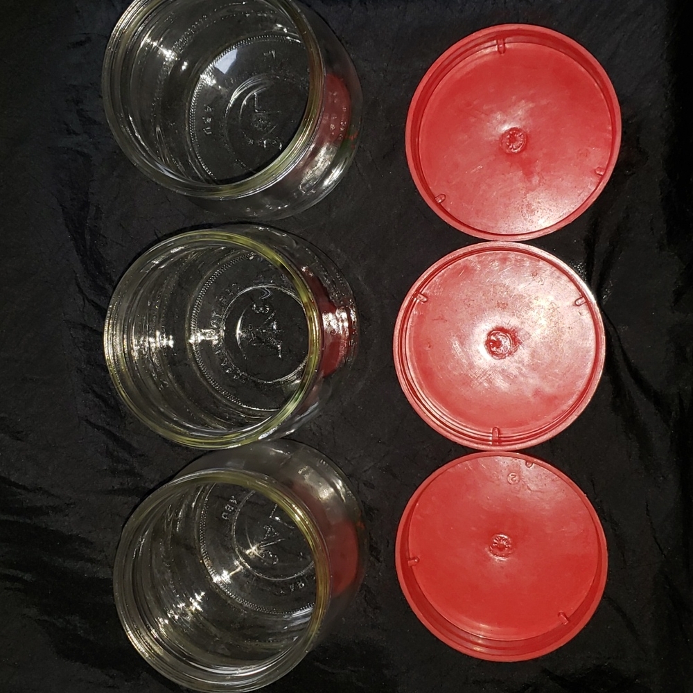 Vintage Carlton 3/4L Glass Christmas Canister - Picture 9 of 10